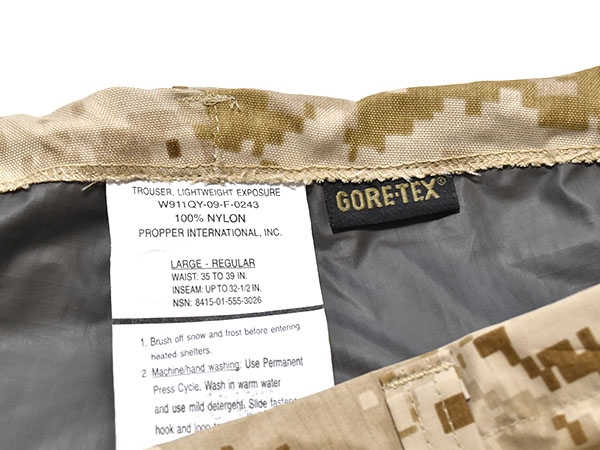 米軍実物,USMC デザートマーパット ジャケット M-REGULAR デザ