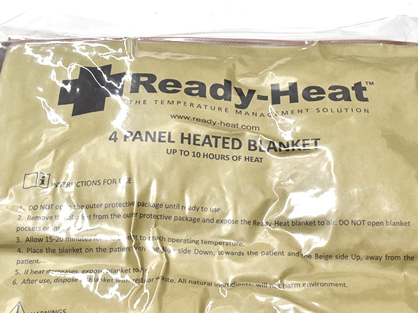 米軍実物 Ready Heat 4 Panel Heated Blanket エマージェンシー ブランケット メディカル 陸軍 ミリタリー琉球