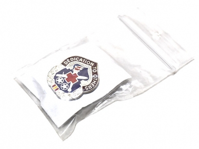 米軍実物 ARMY 陸軍 MEDDAC Fort Benning Unit フォートベニングユニット クレスト ピンバッジ