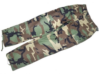 米軍実物 BDU パンツ ウッドランド トラウザー XS-R 90-2000年 陸軍/空軍