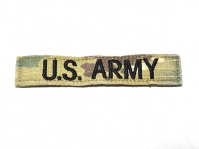 米軍実物 ARMY ネームタグ ネームテープ ベルクロ 陸軍 スコーピオン/OCP マルチカム