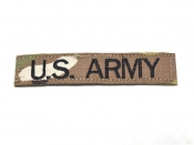 米軍実物 ARMY ネームタグ ネームテープ ベルクロ 陸軍 スコーピオン/OCP マルチカム