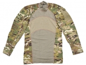 米軍実物 MASSIF コンバットシャツ マルチカム XS ARMY 陸軍 伸縮性・難燃性