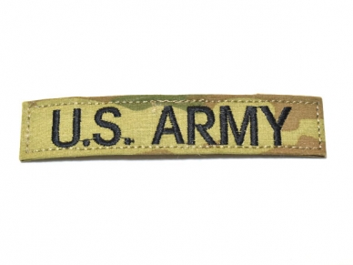 米軍実物 ARMY ネームタグ ネームテープ ベルクロ 陸軍 スコーピオン/OCP マルチカム