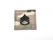 米軍実物 階級章 陸軍 二等軍曹 OCP スコーピオン/マルチカム ARMY