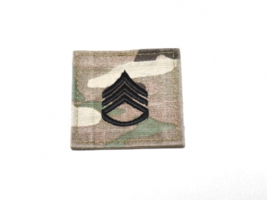 米軍実物 階級章 陸軍 二等軍曹 OCP スコーピオン/マルチカム ARMY