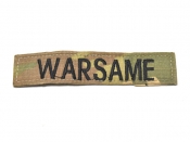 米軍実物 陸軍 ネームタグ ネームテープ パッチ OCP スコーピオン/マルチカム WARSAME