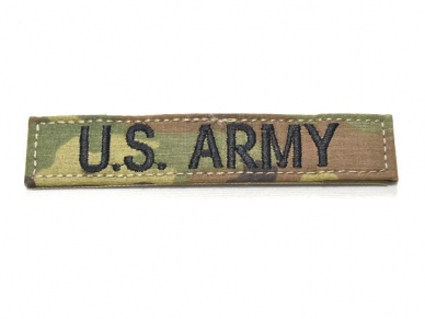 米軍実物 ARMY ネームタグ ネームテープ ベルクロ 陸軍 スコーピオン/OCP マルチカム