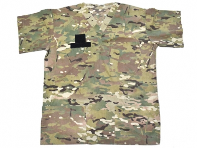 米軍実物 ARMY SCRUB メディカルシャツ マルチカム 看護師 衛生兵 S 陸軍