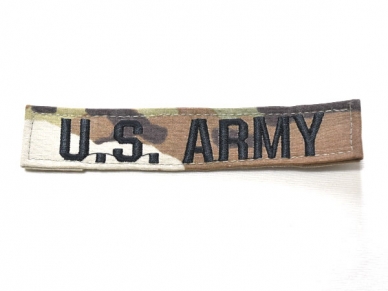 米軍実物 ARMY ネームタグ ネームテープ ベルクロ 陸軍 スコーピオン/OCP マルチカム