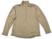 米軍実物 ECWCS GEN3 LEVEL2 グリッドフリース シャツ S-R コヨーテ ブラウン ARMY 陸軍