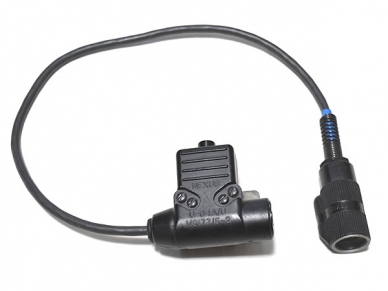 米軍実物 3M PELTOR Nexus U-94 M9177/5-2 PTT 6PIN スイッチ ケーブル 特殊部隊 グリーンベレー