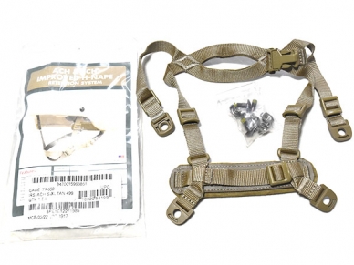米軍実物 H-Nape ACH ECH ヘルメット用 チンストラップ タン S-XL兼用 ARMY USMC