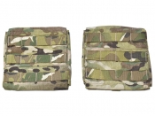 米軍実物 Crye Precision AVS 6 x 6 サイドプレート ポーチ 左右セット 特殊部隊 マルチカム