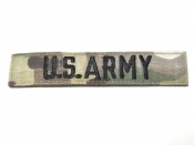 米軍実物 ARMY ネームタグ ネームテープ ベルクロ 陸軍 OCP/マルチカム