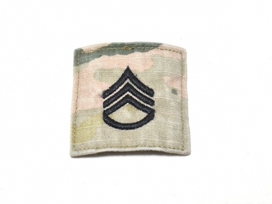 米軍実物 階級章 陸軍 二等軍曹 OCP スコーピオン/マルチカム ARMY