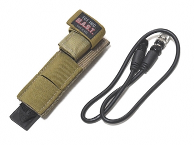 米軍実物 TCI MAST アンテナ リロケーション ポーチ ケーブル ホルダー コヨーテ